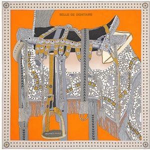Hermès Silk Scarf Selle de Dignitaire scarf 90